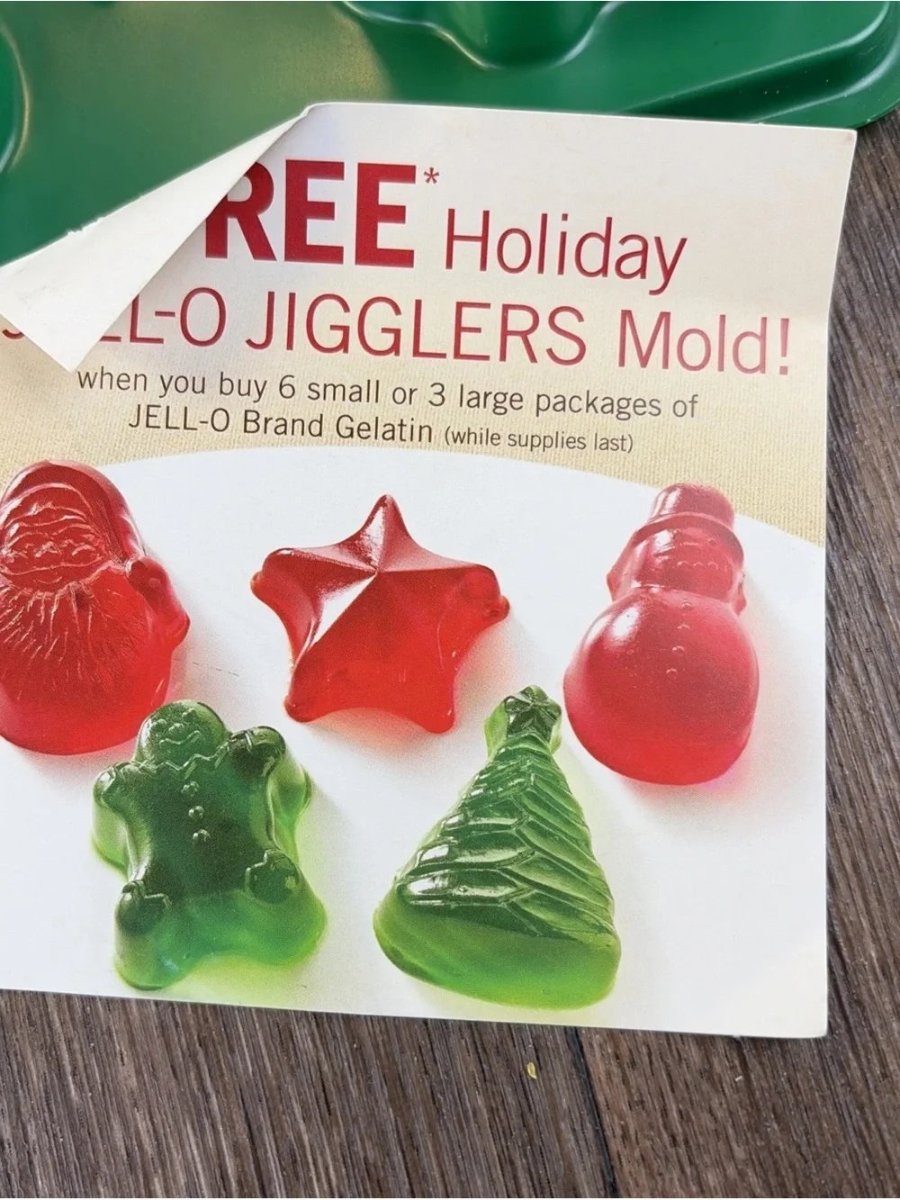 Set of 3 Jello Jigglers Christmas Happy Holidays Molds Santa Snowman Tree Stars